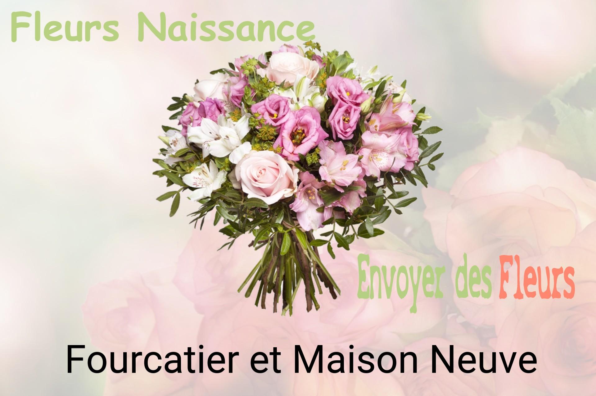 Bouquet de fleurs de naissance livré à Fourcatier-et-Maison-Neuve